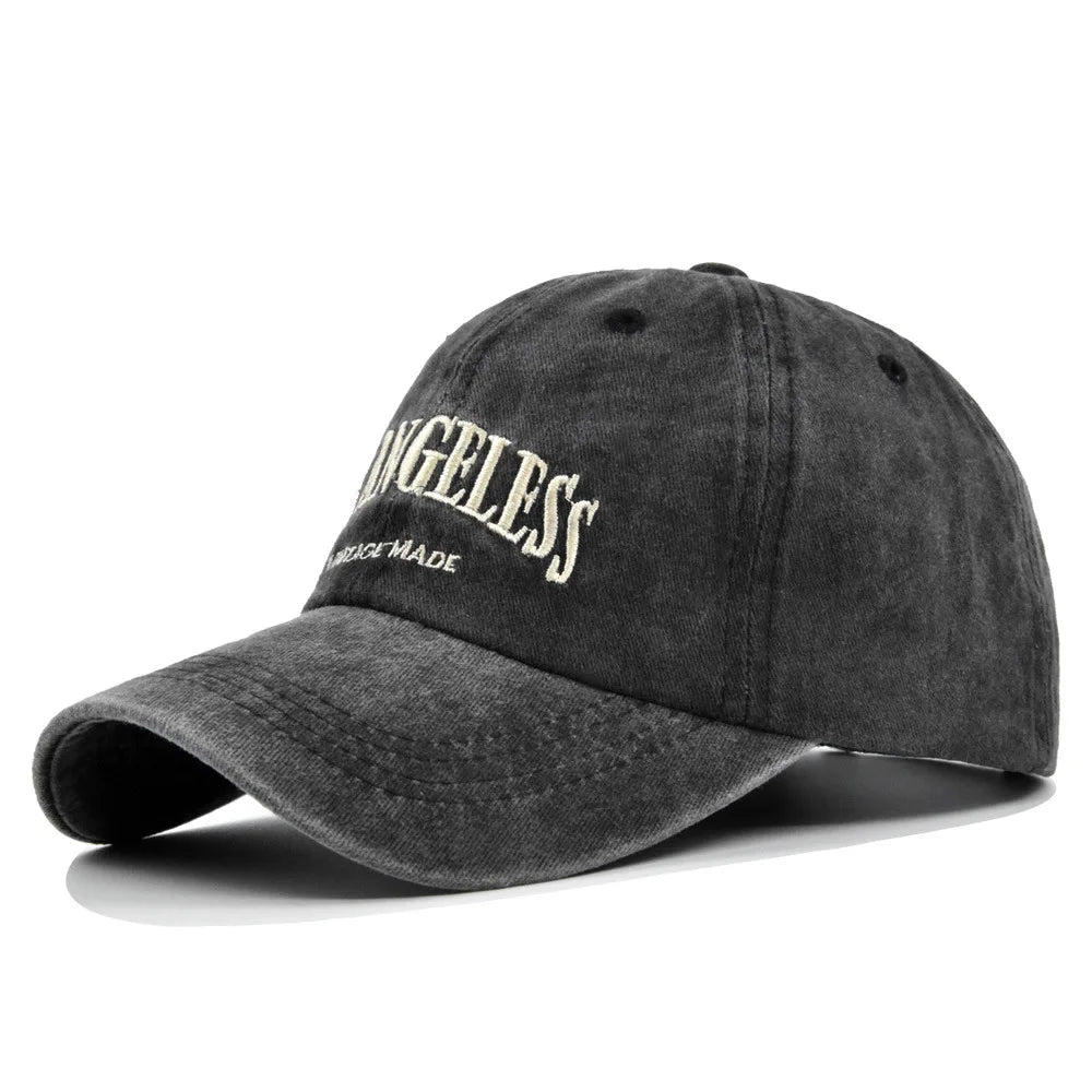 1/6PCS/Set Embroidered Baseball Cap For Women Men New Spring Summer Sunhat Retro Washable Sport Snapback Cap Hip Hop Fishing Hat