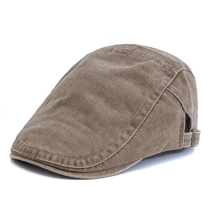 New Style Unisex Summer Outdoor Flat Hat Sports Cotton Beret Caps Solid Color Casual Peaked  Caps Stylish Casual Sun Hats