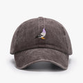Embroidery Pigeon Design Spring vintage Baseball caps Men Women Water Washed Sunscreen Sun Hat Sports Fishing Sunshade Dad Hat