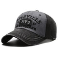 Men’s Distressed Washed Cotton Baseball Cap Embroidered Casual Sun Protection Hat