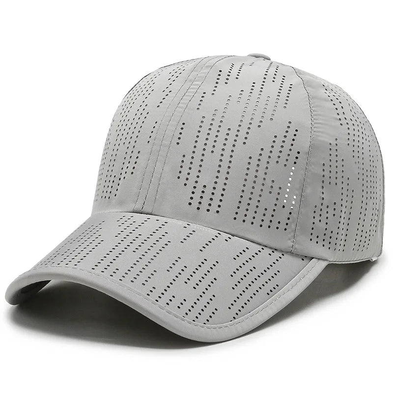Vibrant Sport Color Block Hat - Men's Outdoor Sports Hat for Camping Hiking - Adjustable Quick-Drying Water-Resistant Hat with