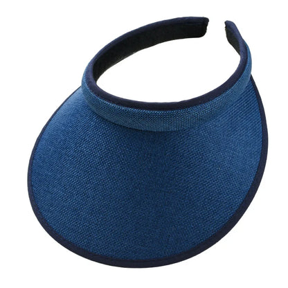 Fashion Summer Empty Top Sun Hat Women's Casual Adjustable Sun Visor Caps Girls Boy Outdoor Sea Beach Trip Cap Casquette