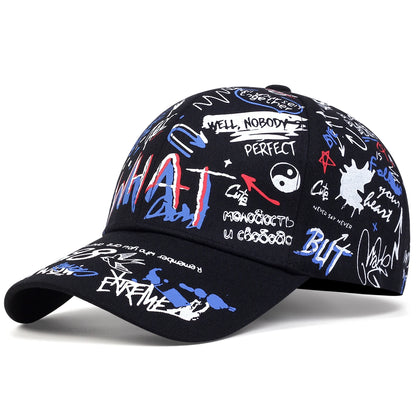 Hip Hop Baseball cap Letter Printing Dad Hat Men Women Cotton Tactical Hat Outdoor Travel Sun Hat Sports Leisure Golf Hat