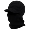 Winter men's and women's knitted hats with Ear Protection Thickened Breathable Polyester Hand Wash Only Outdoor Warm Riding Hat