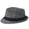 Spring Summer Wool Wedding Hat for Mid-Aged Men Couple Fashion Autumn Winter Party Plaid Luxury Design Jazz Hat Fedora Hat Women