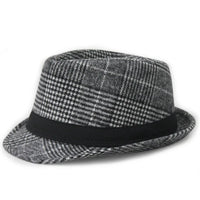 Black white plaid