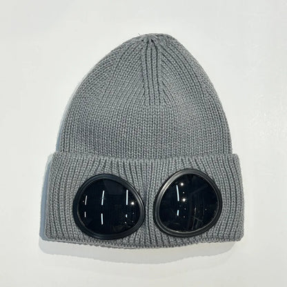 Winter Warm Beanie Hats Women Men Winter Windproof Glasses Knitted Ski Mask Cap Outdoor Ear Protection Sports Cold Hat Garros