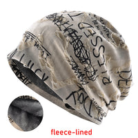 Beige fleece-lined