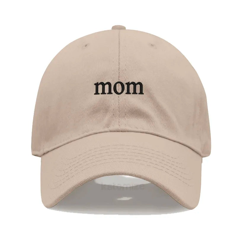 New dad mom Embroidery Soft Cotton Baseball Cap Fashion Women Men Hat Sport Visors Snapback Cap Sun Hat Breathable Outdoor Caps
