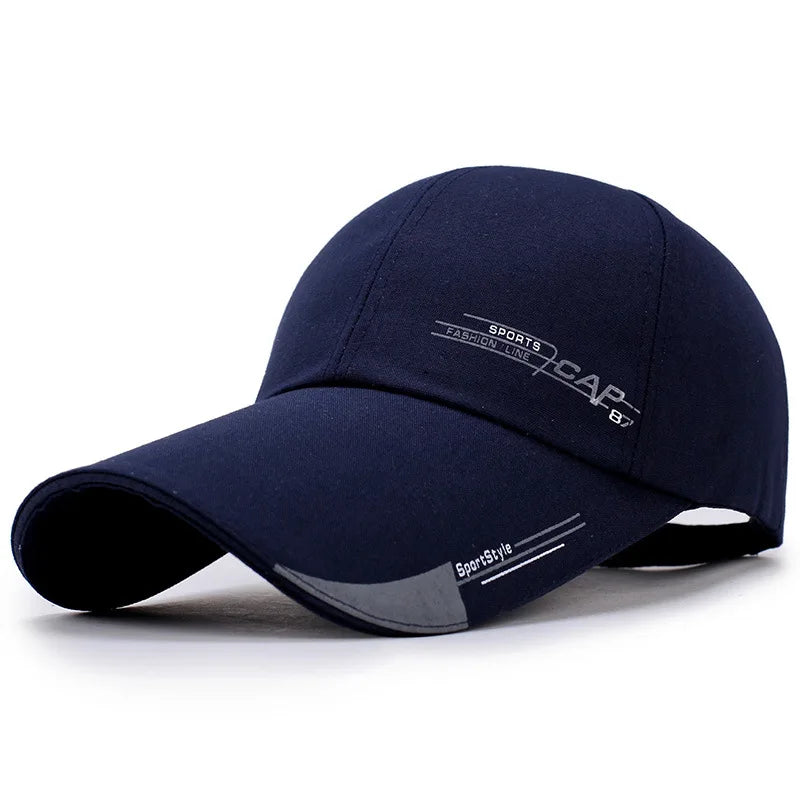 Unisex Solid Color Baseball Cap Casual Outdoor Hip-Hop Sports Sun Hat