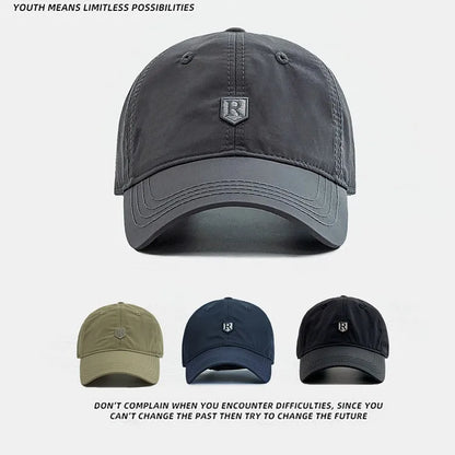 Quick-Dry Outdoor Sun Hat – Breathable Adjustable Baseball Cap for Men & Women