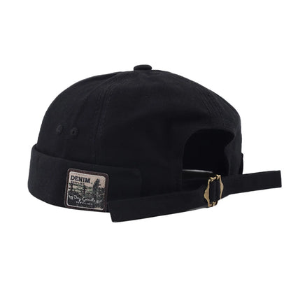 Unisex Cotton Brimless Docker Cap – Retro Skullcap Street Hip Hop Summer Hat
