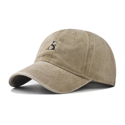 Cute Panda Baseball Cap Unisex Embroidered Dad Hat for Women & Men, Adjustable Cotton Sun Hat for Summer Outdoor Fashion New