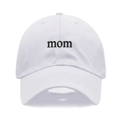 New dad mom Embroidery Soft Cotton Baseball Cap Fashion Women Men Hat Sport Visors Snapback Cap Sun Hat Breathable Outdoor Caps