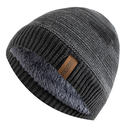 New Unisex Winter Hats Casual Warm Beanie Cap For Men And Women Letter Label Winter Knitted Hats