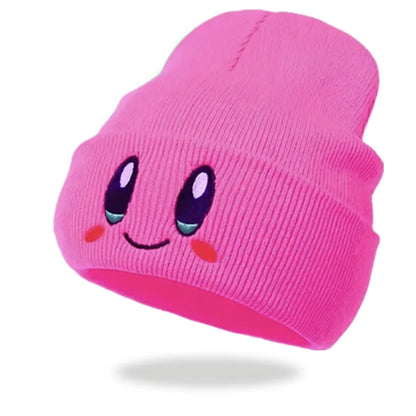 Hot Sale Cute Eye Embroidery Beanie Trendy Candy Color Couple Beanies Casual Coldproof Knit Hats For Women & Men