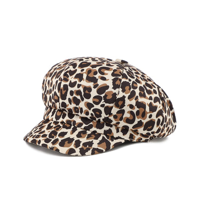 Newsboy Caps Women Leopard Zebra Print Beret Hat Spring Summer Vintage Ladies Cosplay Fashion Retro Hip Hop Casual Painter Cap