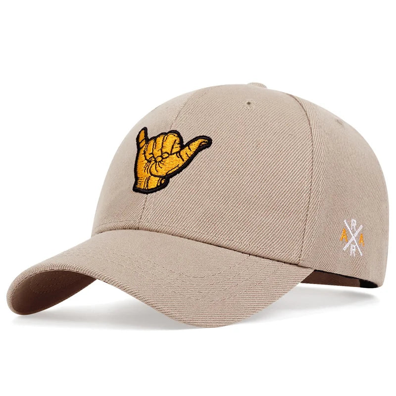 finger baseball cap outdoor sports cotton embroidery baseball cap hip hop streetwear kpop snapback hat casual