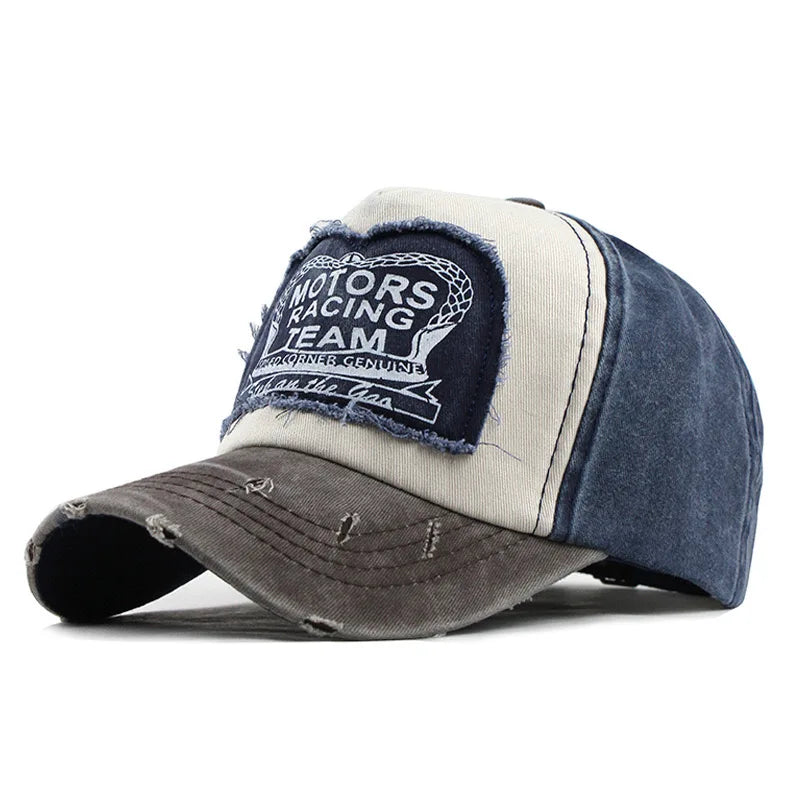 Unisex Washed Cotton Cap Letter Embroidery Baseball Cap For Men Women Streetwear Dad Hats