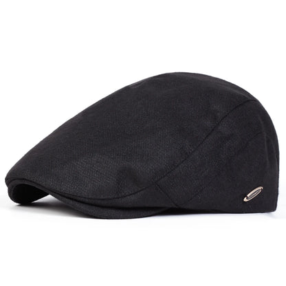 Men LAURENCLAY Letter Label Newsboy Caps British Painters Hats Spring and Autumn Flat Cap Hip Hop Berets