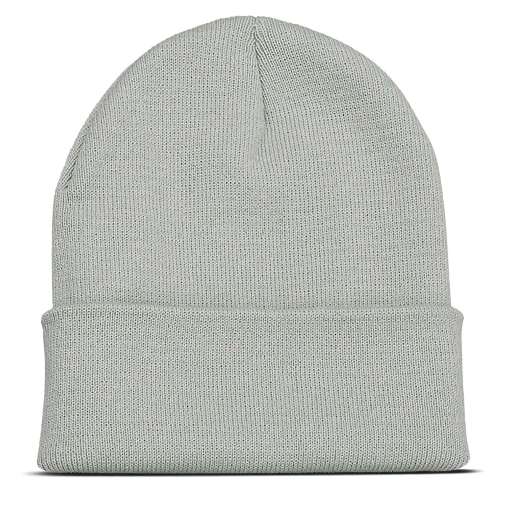 Personalized Custom Beanies Hats with Embroidery Text Logo for Men Women Warm Winter Knitted Cuff Beanie Cap Dropshipping