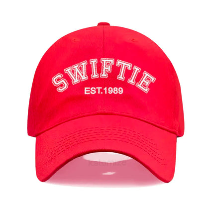 SWIFTIE 1989 Embroidery Baseball Cap for Men Women Unisex Washed Cotton Dad Hat Sun Hat Gift Fans Outdoor Sports Dropshipping