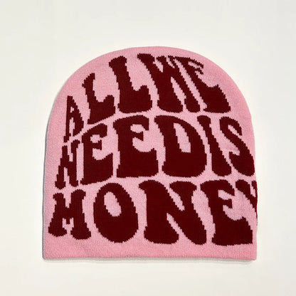 Fashion Printed Knitted Hat Women Men Couple Warm Y2K Beanies Bonnet Wool Skullies Hoods Lady Accessories Hip hop Gorra