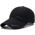 Solid Sports Baseball Cap, Sun Protection Quick Drying Snap Buckle Soft Top Casual Outdoor Dad Hat For Adults