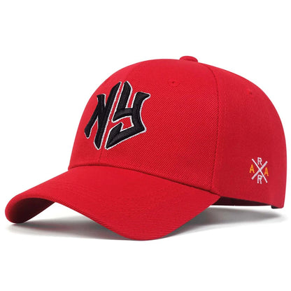 Unisex Ng Letter Side Ar Embroidery Baseball Caps Spring and Autumn Outdoor Adjustable Casual Hats Sunscreen Hat