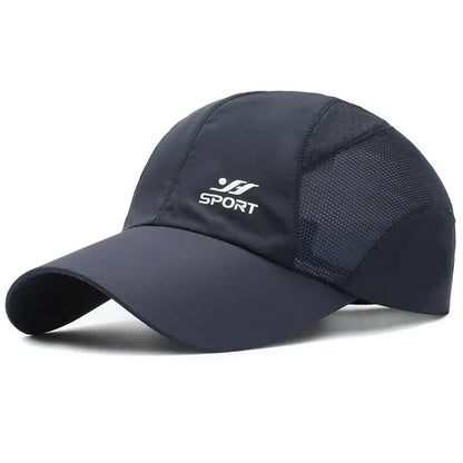 Men’s Quick Dry Mesh Baseball Cap Breathable Outdoor Sports Sun Protection Hat