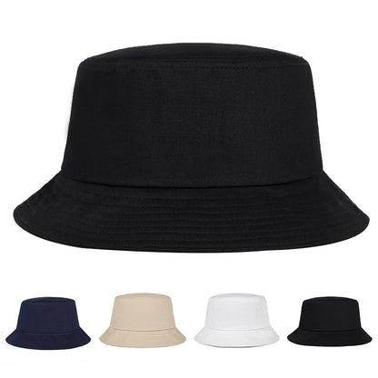 Unisex Solid Color Light Plate Personality Bucket Hats Fishermen Caps Outdoor Casual Cap Sunscreen Hat
