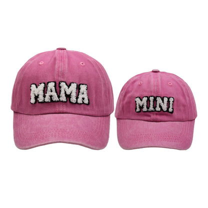 New Cool Mama Mini Women Children Kids Cap Sets Spring Summer Outdoor Lady Female Boy Girls Baseball Cap For Women