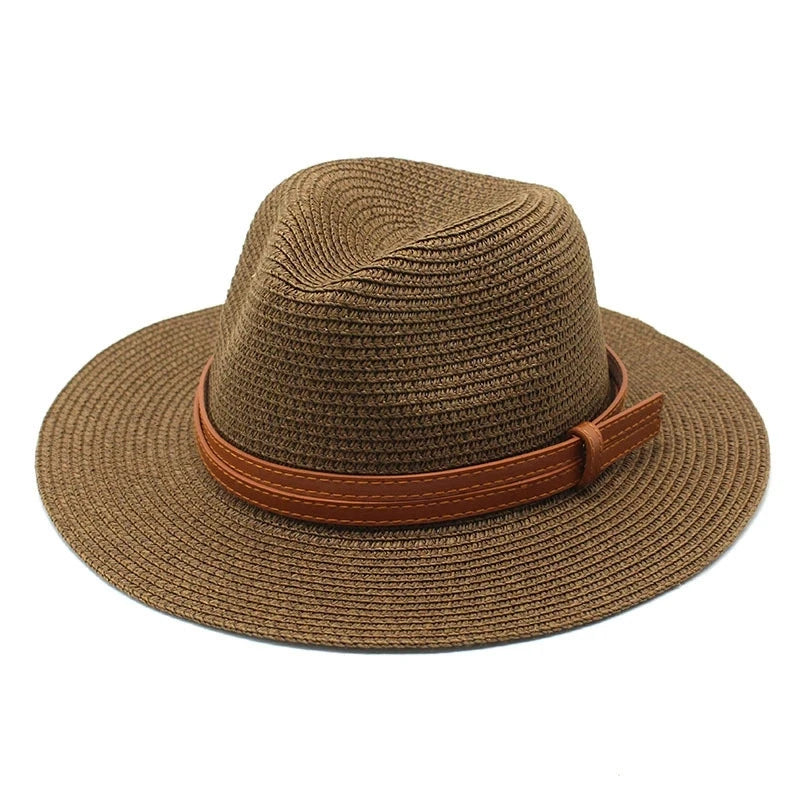 Beach Hats for Men and Women Beach Outdoor Sun Protection Visors Sun Hats Jazz Straw Hat