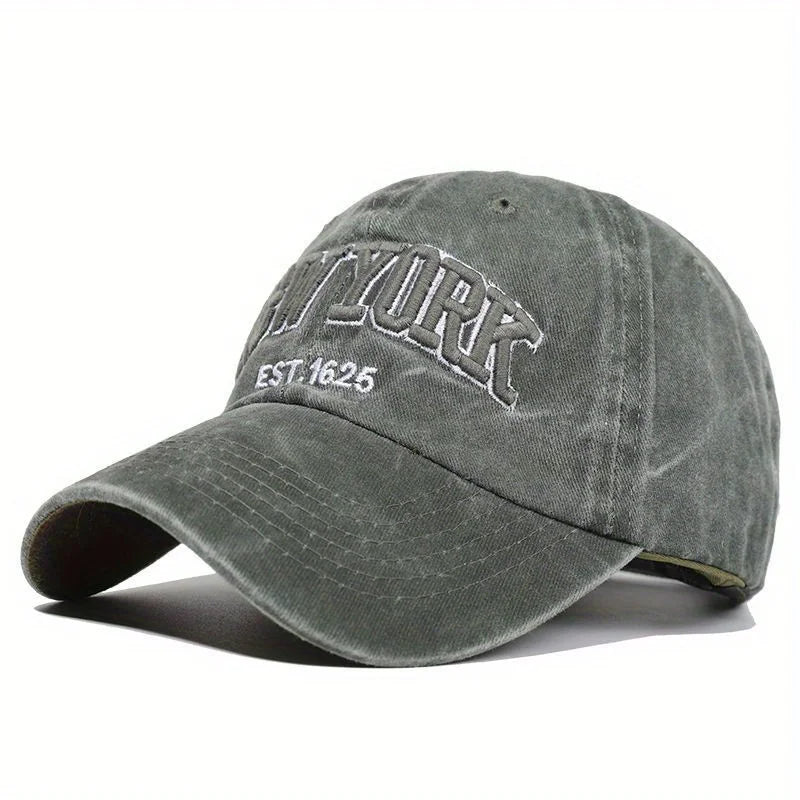1/6PCS/Set Embroidered Baseball Cap For Women Men New Spring Summer Sunhat Retro Washable Sport Snapback Cap Hip Hop Fishing Hat