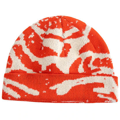 New Unisex Outdoor Skull Cap Fashion Geometric Printing Chic Winter Hats Sailor Style Hats For Men Women Autumn Ski Beanie Cap
