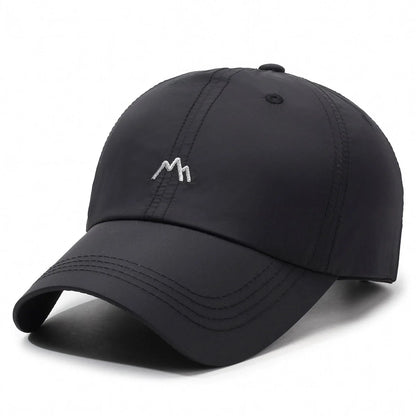 Waterproof Breathable Baseball Cap Solid Color Summer Sports Golf Sun Hat Unisex Casual Dad Hats For Women & Men