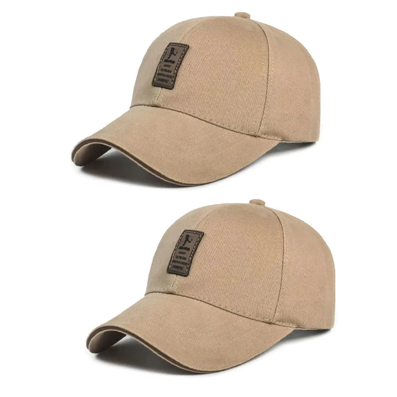 Men’s Cotton Baseball Cap Casual Sports Sun Hat Adjustable Sunscreen Cap