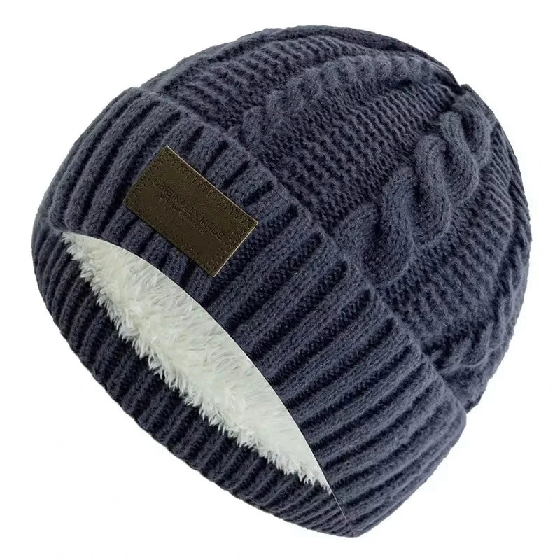New Couple Beanie Fashion Winter Hats For Men Women Keep Warm Chic Hats Outdoor Knit Cap