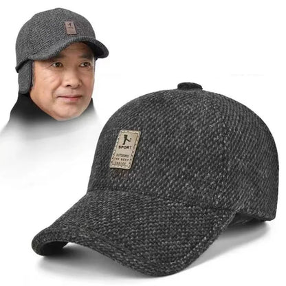 Men’s Cotton Baseball Cap Autumn Winter Dad Style Casual Sunshade Hat