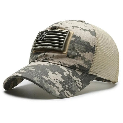 Unisex Mesh Baseball Cap Breathable Summer Outdoor Sunscreen Embroidered Hat