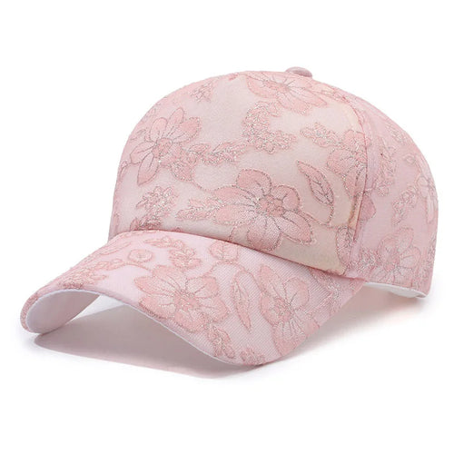 Lightweight Lace Sun Hat For Women - Breathable, Uv Protection Baseball Cap | Fashionable Streetwear Accessory With Adjustable