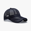 New Summer Breathable Mesh Baseball Cap Men's Hollow Brim Outdoor Sports Sun Protection Women's Sun Hat