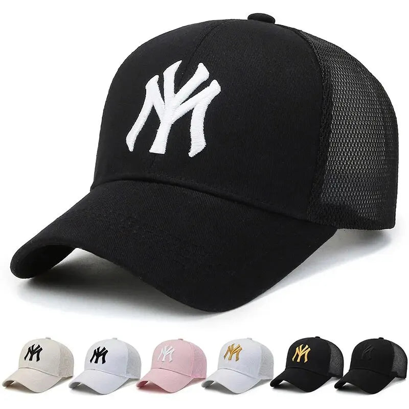 Men’s Korean Mesh Baseball Cap – Breathable Summer Outdoor Sun Hat