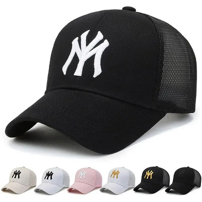 Men’s Korean Mesh Baseball Cap – Breathable Summer Outdoor Sun Hat