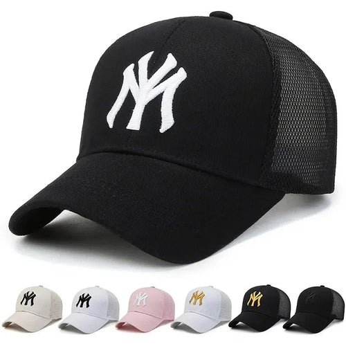 Men’s Korean Mesh Baseball Cap – Breathable Summer Outdoor Sun Hat