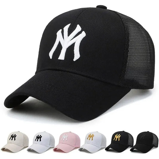 Men’s Korean Mesh Baseball Cap – Breathable Summer Outdoor Sun Hat