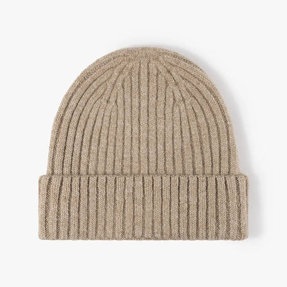 New Cool Women Man Autumn Winter Thick Wool Beanie Hat High Quality Outdoor Earflaps Warm Knitted Beanie Cap Hat For Men Women