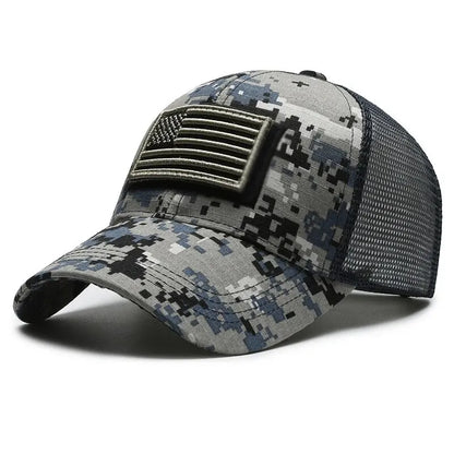Unisex Mesh Baseball Cap – Breathable Embroidered Summer Outdoor Sun Hat