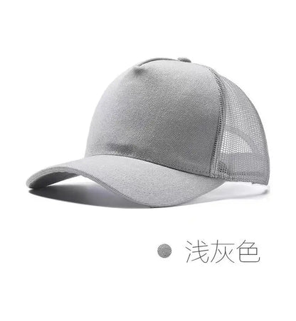Mesh Cap Women Spring Summer Hats For Women Baseball Cap Cotton Solid Colored Wholesale Stock 6 Panel 5 Panel Breathable Cap
