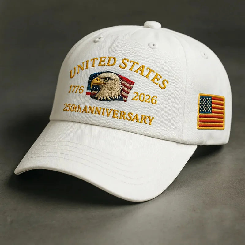 Vintage Eagle Embroidery Baseball Cap - Stylish and Versatile Outdoor Sun Hat with Visor